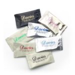 Davies Chocolate Sachets can feature your brand in print