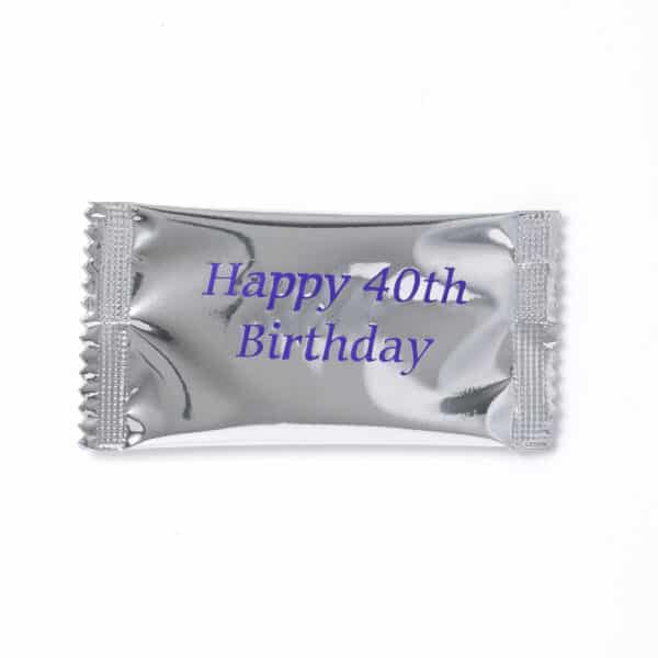 Happy 40th Birthday Sachets - per kg
