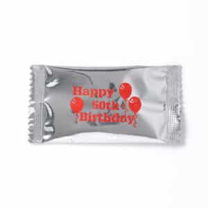 Happy 50th Birthday Sachets - per kg